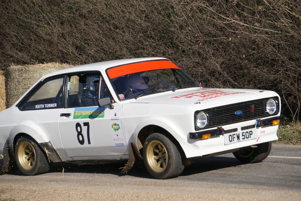 white race car