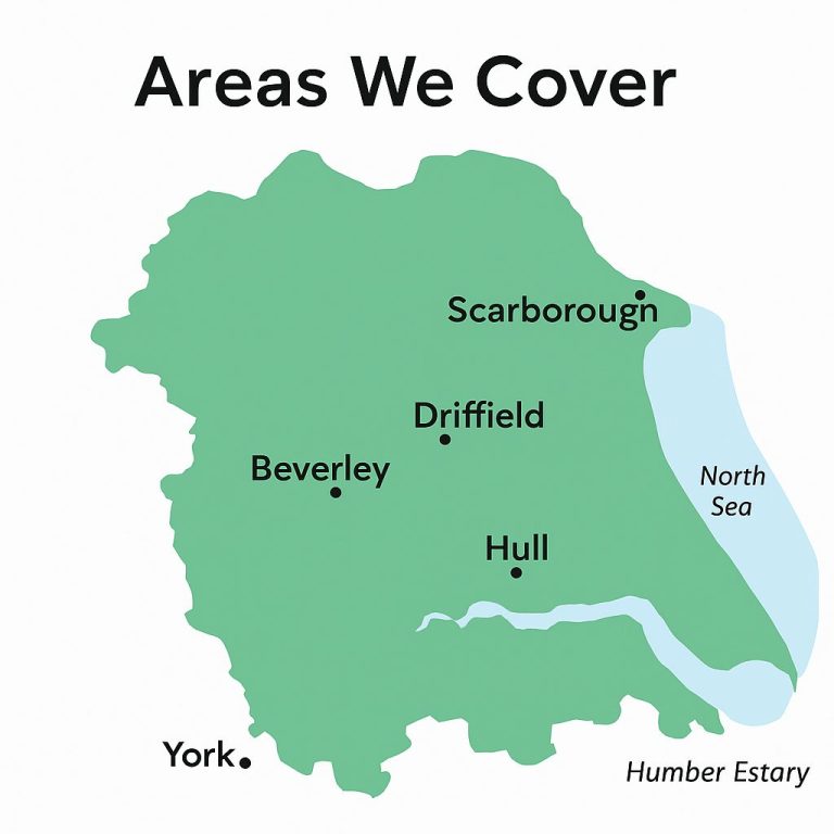 Areas We Cover at R & J PA Hire Areas We Cover at R & J PA Hire