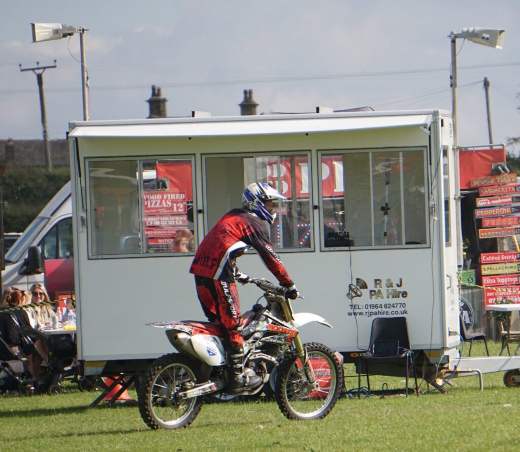 Areas We Cover for PA Hire Across Yorkshire | R & J PA Hire #1 Commentary unit at Emily Moor Mast Rally on the Main Ring