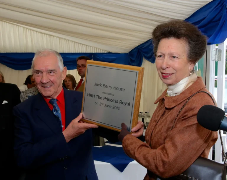 A Memorable Royal Opening: Supporting a Landmark Launch at Jack Berry House in Malton 2015 Princess Anne