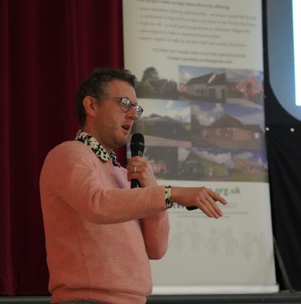 Conference-radio-microphones-setup-at-Holme-on-Spalding-Moor-Village-Hall