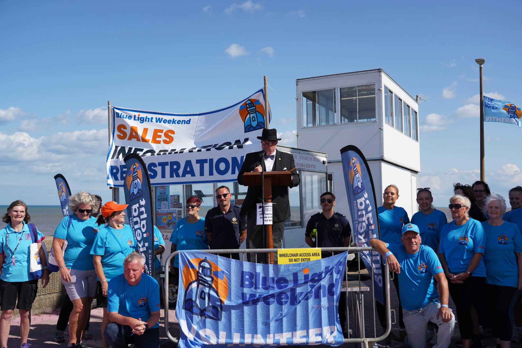 Blue Light Weekend PA Hire Withernsea – Seafront Event Sound by R & J PA Hire 2026