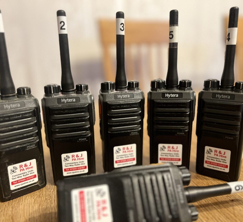 Two-Way Radios for Your Business or Event 2 or 100 Two-Way Radios PD405 Hytera UHF