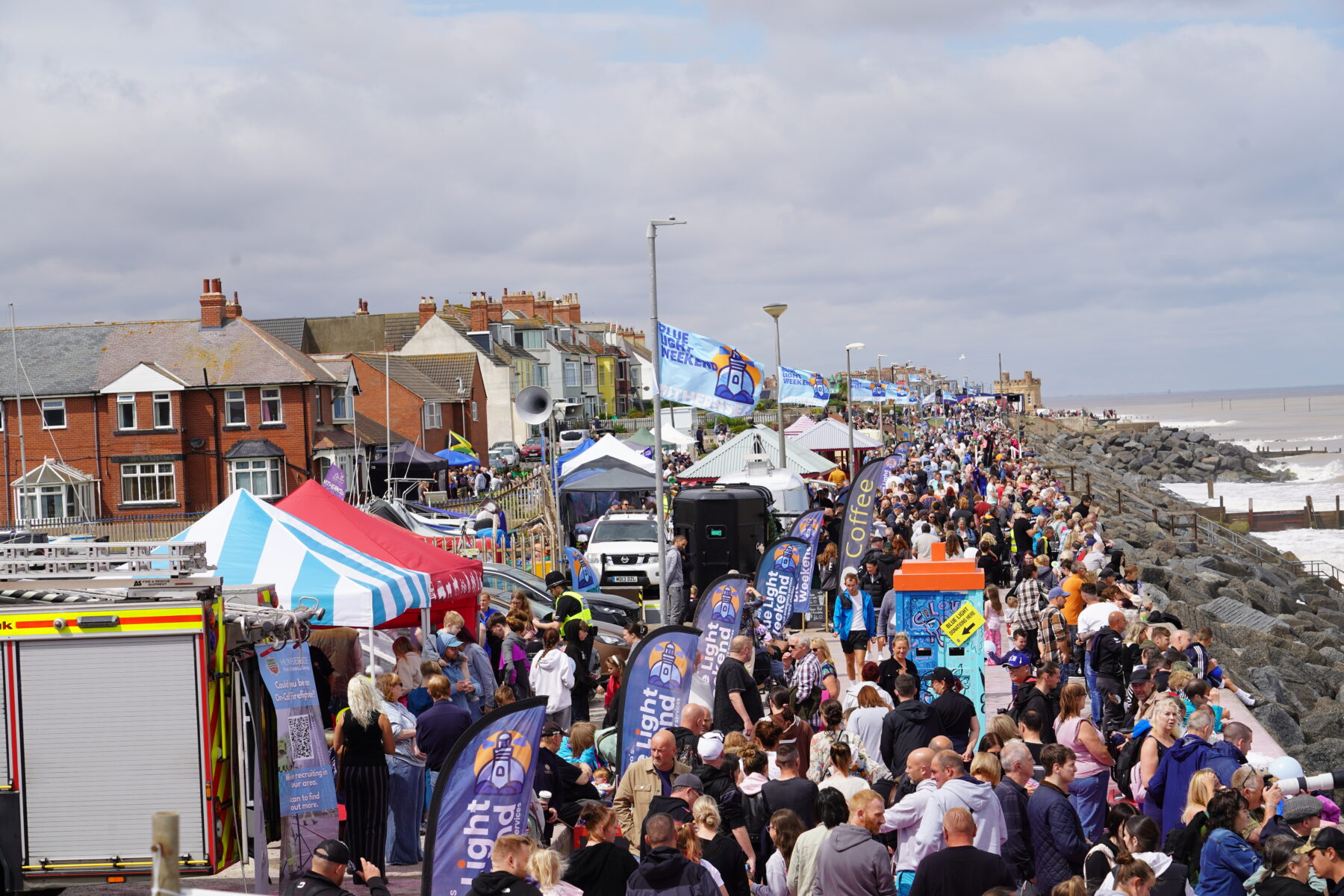 Blue Light Weekend PA Hire Withernsea – Seafront Event Sound by R & J PA Hire 2026